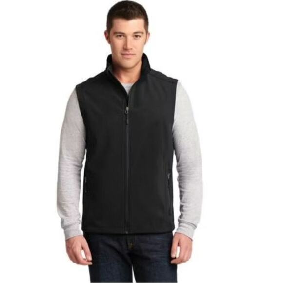 Madeflex Core Soft Shell Vest Full Zip Unisex Black Utility Gorpcore Medium Cold - Picture 1 of 9